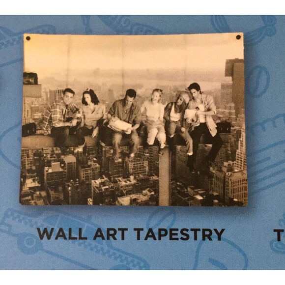 Friends TV Show Wall Art Tapestry Culturefly Ex Monica Chandler Rachel Ross Joey - Picture 3 of 3